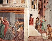 Scenes from the Life of St Francis (Scene 1, north wall) g GOZZOLI, Benozzo